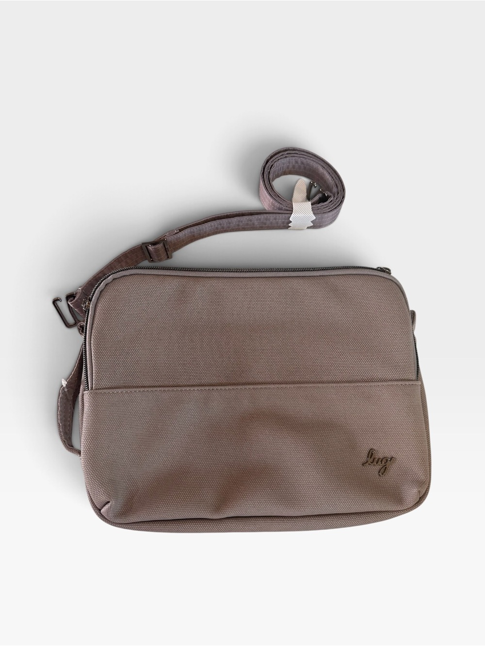 lug Taupe Crossbody Bag